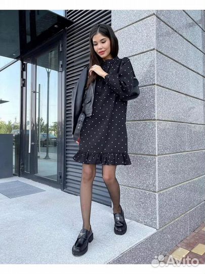 Платье в горошек