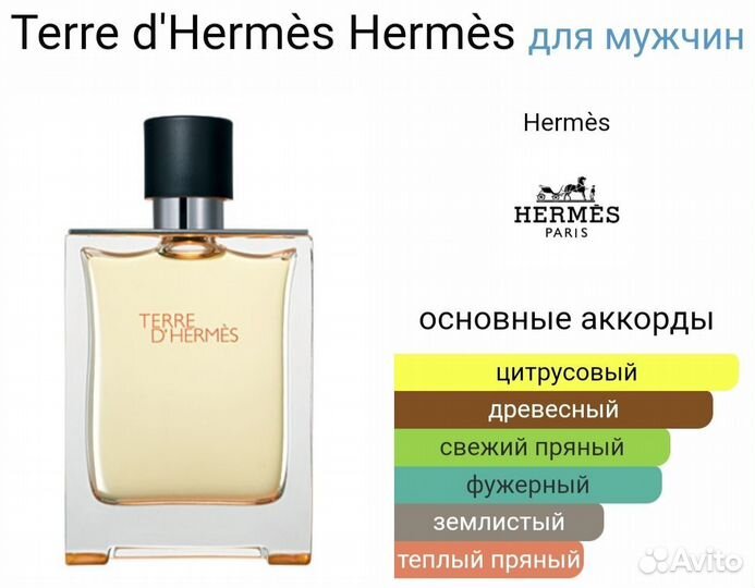 Парфюм мужской Hermes Terre d'Hermes 100ml