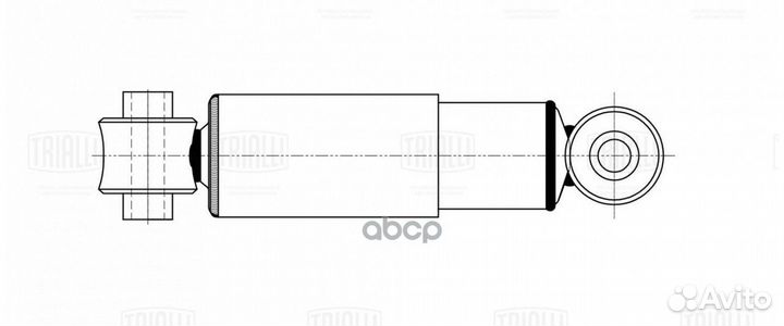 Амортизатор для прицепов AH 80609 Trialli