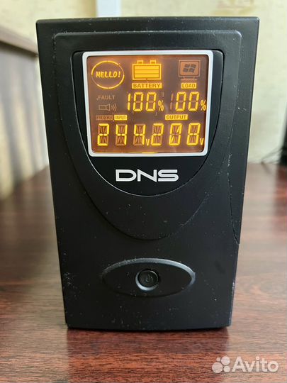 Бесперебойник ибп DNS SMART lcd euro 850va