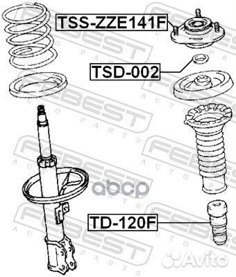 Опора переднего амортизатора tsszze141F Febest