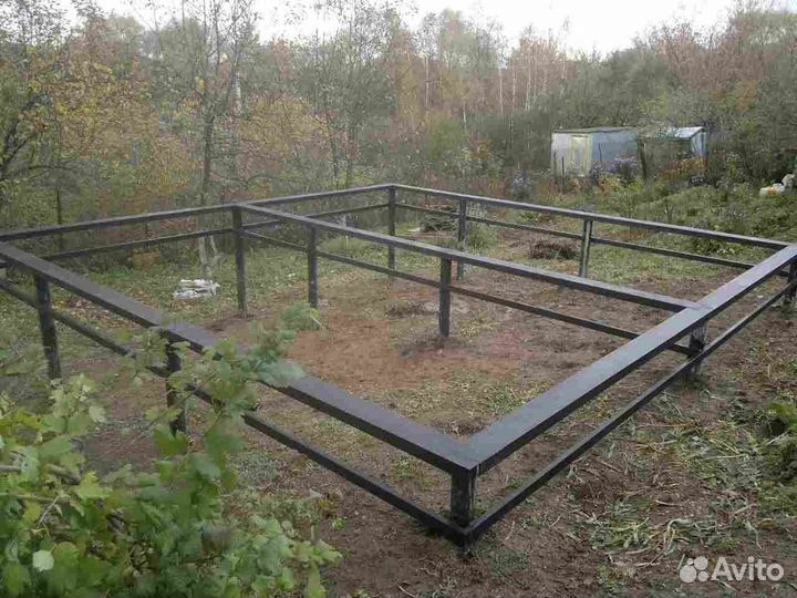 Сваи винтовые с установкой под ключ