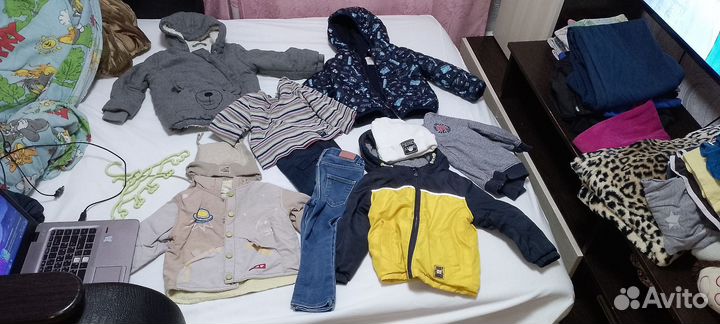 Куртки пакетом на мальчика 80-86