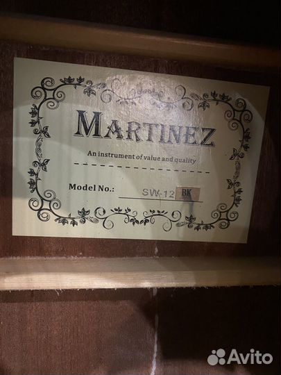 Гитара martinez