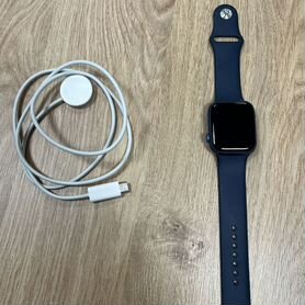 Часы apple watch 7 45 mm blue