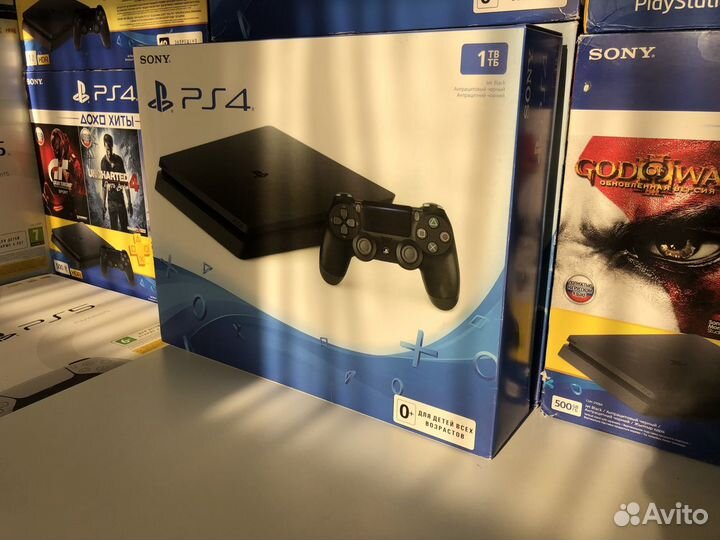 PS4 Slim 1Tb Новая Кредит