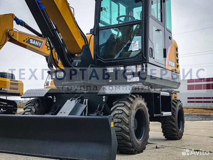 Мини-экскаватор Sany SY65W, 2023