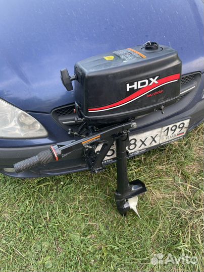 Лодка пвх hunterboat с мотором hdx 2.6