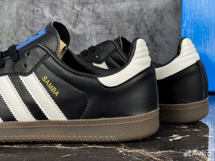 Adidas Samba Black Leather