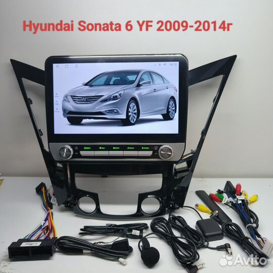 Автомагнитола на Hyundai Sonata 6 YF 2009-2014г