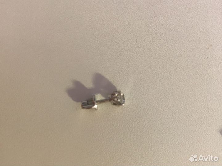 Серьги серебряные (пусеты)