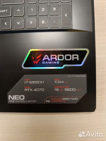 Ardor gaming neo g17- i7nd309