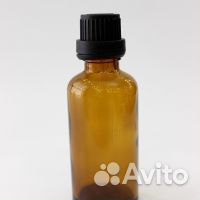Флаконы-стекло с капельницей, коричневые 50 мл
