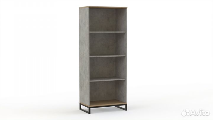 Стеллаж белый лофт