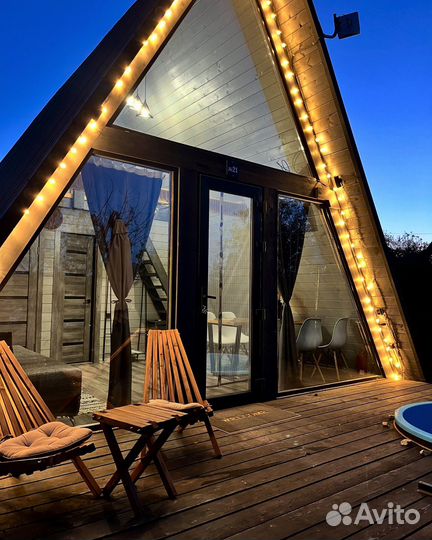 А-фрейм с купелью