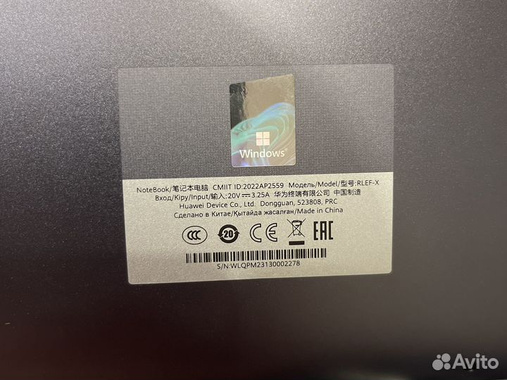 Ноутбук huawei