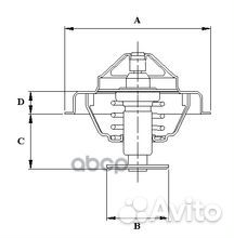 TH7152.92J термостат Opel Astra/Corsa/Meriva 1