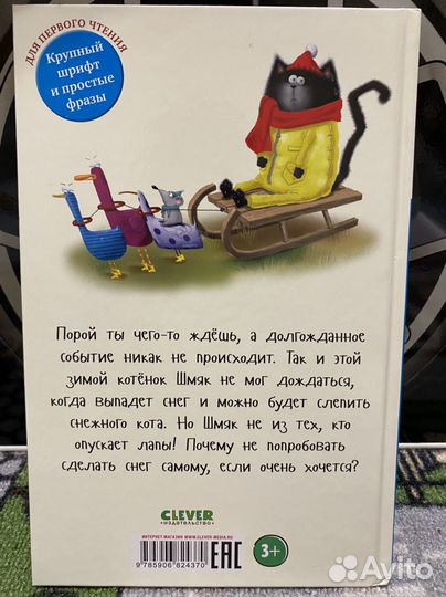 Книга Котенок Шмяк Падай, снежок