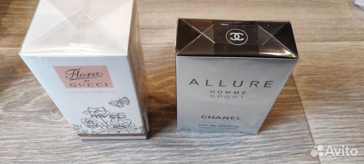 Flora by Gucci и Allure homme sport
