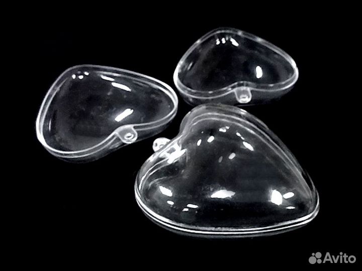 Заготовка пластиковый шар, сердечки, яйца