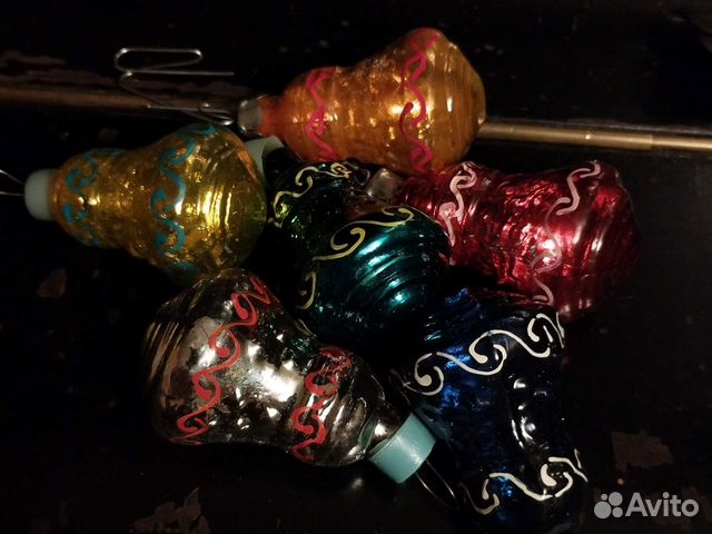 Советские елочные игрушки набор