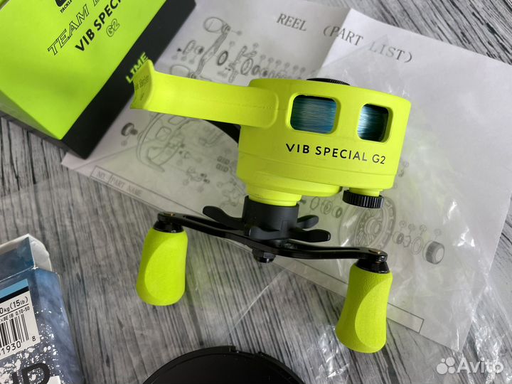 Катушка Зимняя Jig It Team Dubna V S G2 lime