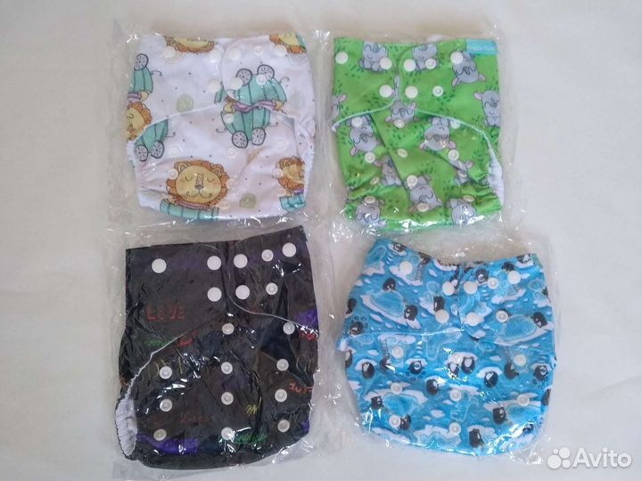 Многоразовые подгузники новые Happyflute
