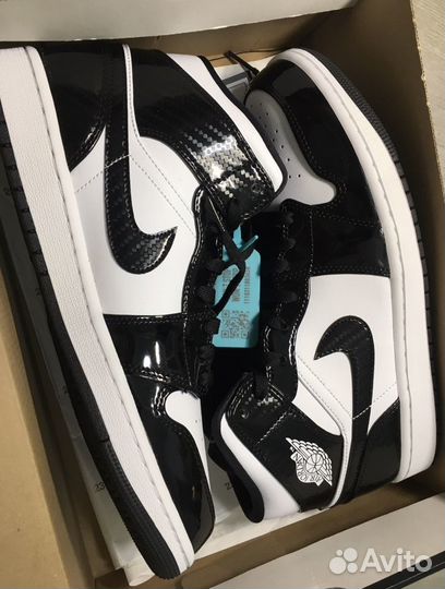 Nike air jordan 1 mid se asw black and white