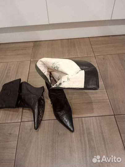 Сапоги женские нат кожа 36
