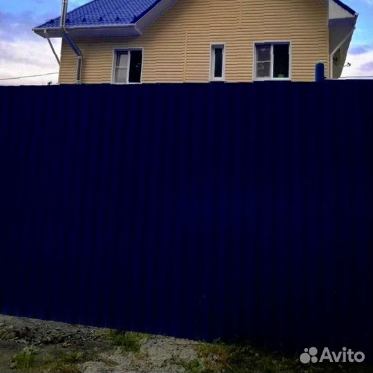 Забор из профнастила