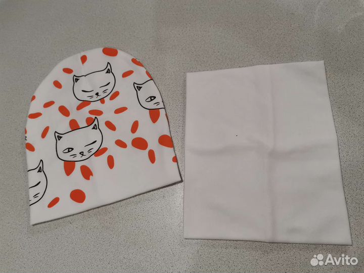 Комплект на девочку (снуд и шапка)