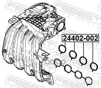 Прокладка впускного коллектора 24402-002 24402