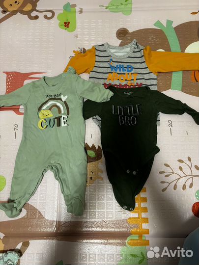 Вещи детские пакетом 56-68