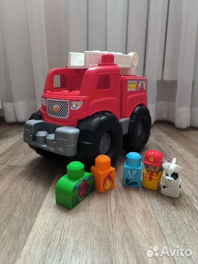 Mega bloks самосвал пожарная машина