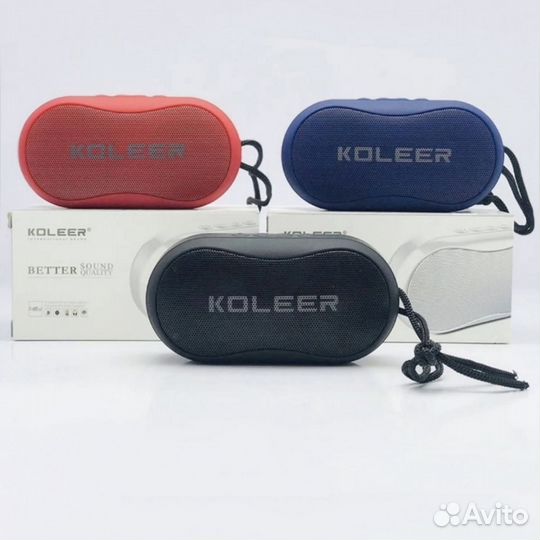 Портативная колонка koleer S29 RED