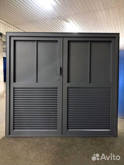 Секционные противопожарные ворота