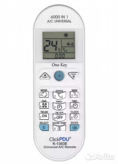 Универсальный пульт для сплит систем/кондиционера