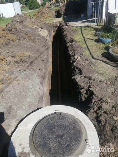 Монтаж септиков,водопровода и канализации