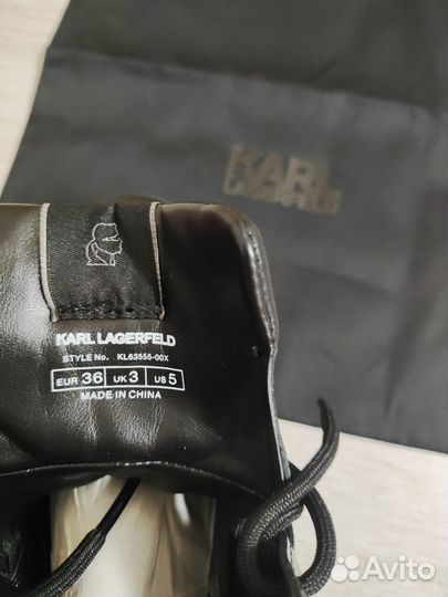 Новые Karl Lagerfeld ботинки оригинал