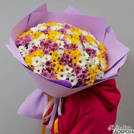 Букеты из Хризантем