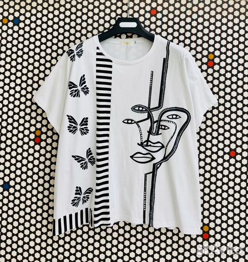 Футболка, Korean, женская 54/64