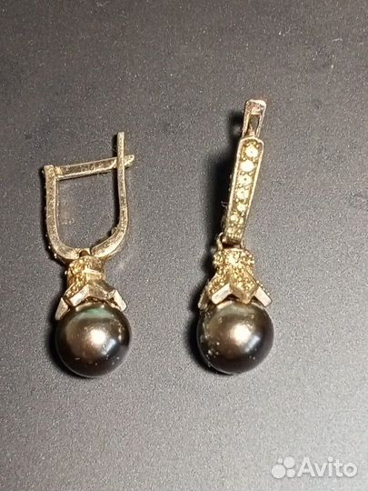 Серьги серебряные