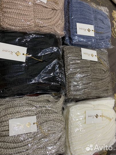 Шапка норковая женская новая