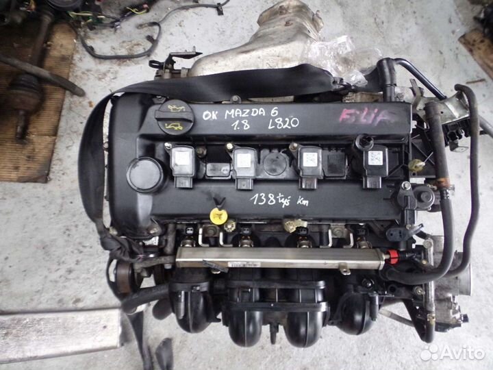 Двигатель L8 1.8 Mazda 6 gg gh щуп в гбц