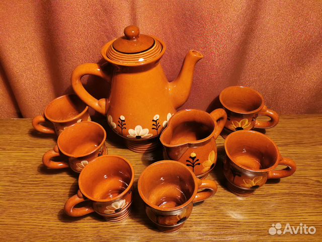 Керамический сервиз СССР с росписью купить в Рыбинске | Товары для дома ...