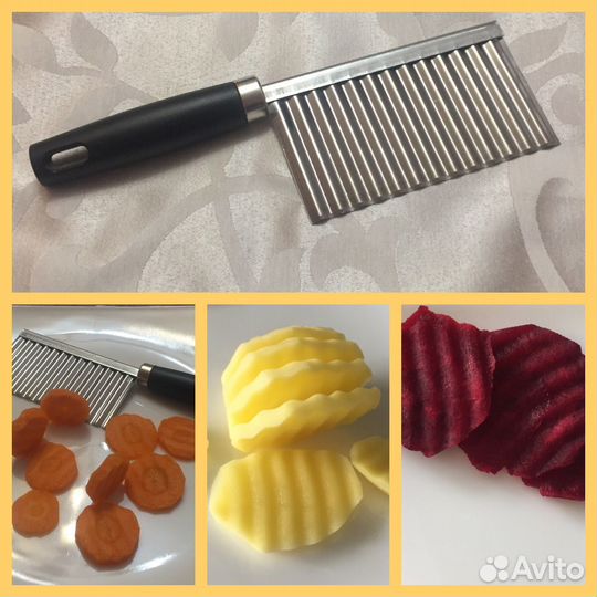 Нож для фигурной нарезки продуктов новый