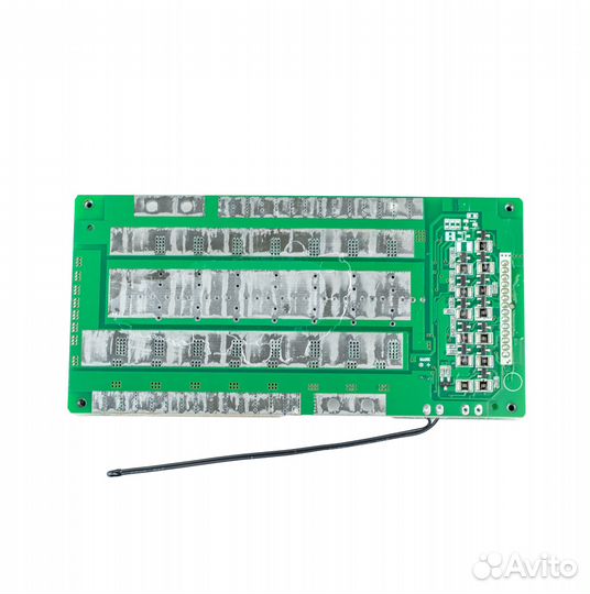 BMS плата 13s 48v 50A для li-ion аккумулятора с балансиром симметричная
