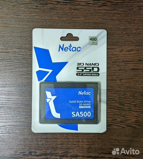 Новый SSD Диск Netac SA500 480GB