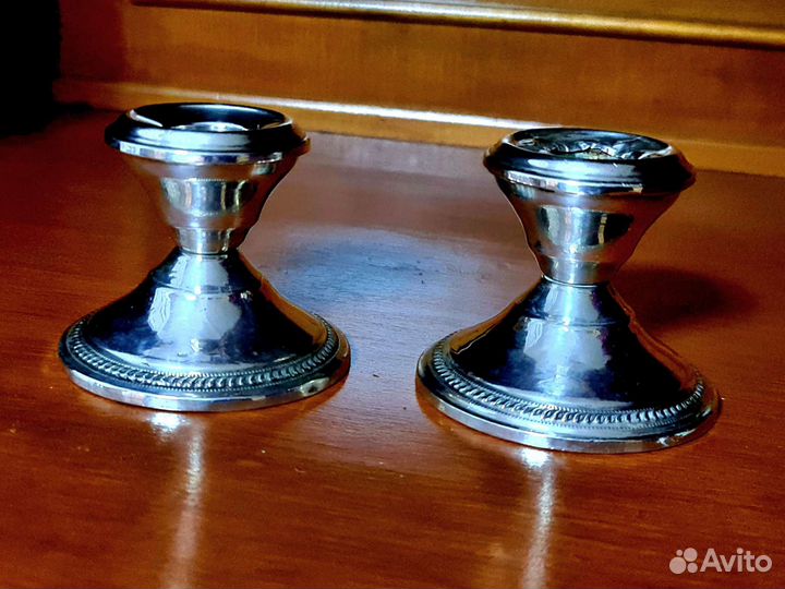Подсвечники серебро 925