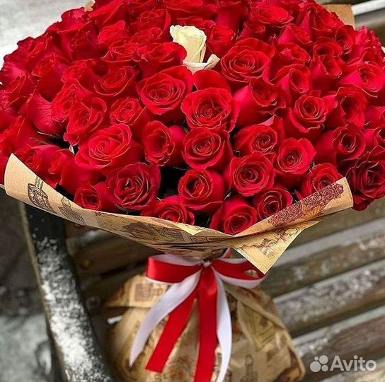 Длинные высокие розы 110 150 160 180 200 см